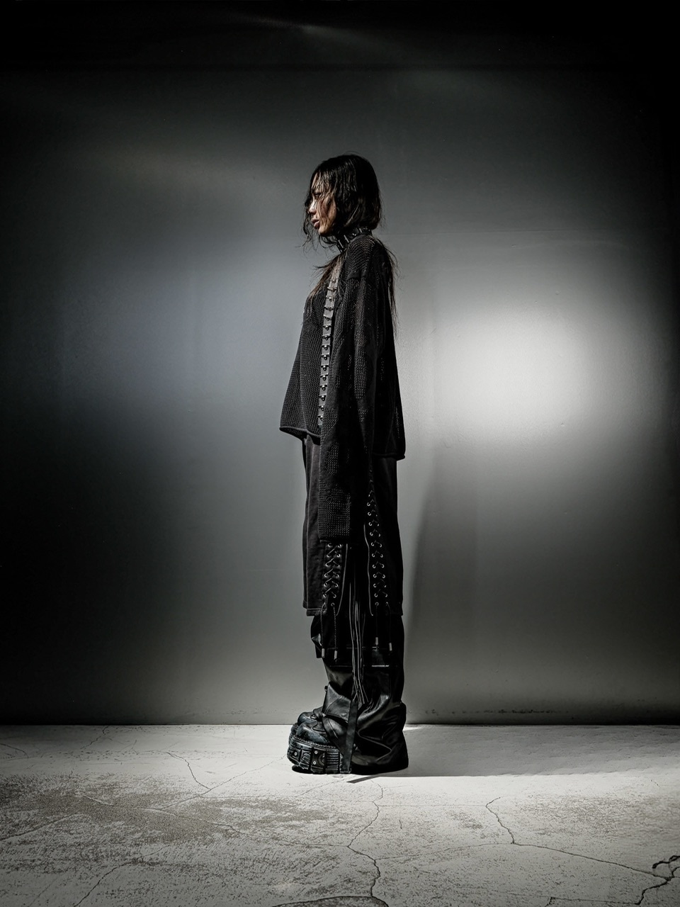 パンツ DIG YOUR OWN GRAVE LACEUPSHORTS DIG YOUR OWN GRAVE】LACEUPSHORTS / 【ディグユアオウングレイブ