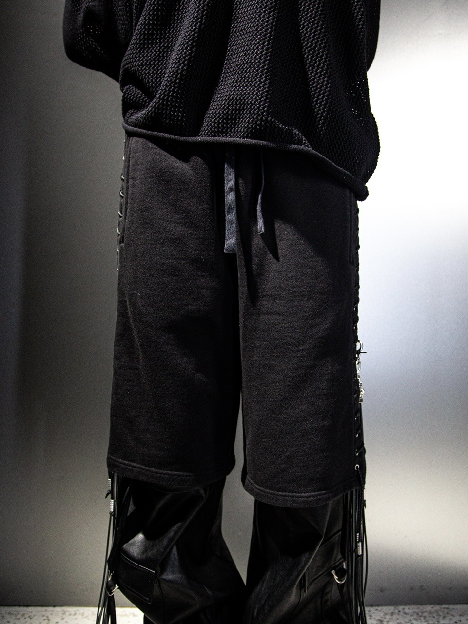 パンツ DIG YOUR OWN GRAVE LACEUPSHORTS DIG YOUR OWN GRAVE】LACEUPSHORTS / 【ディグユアオウン