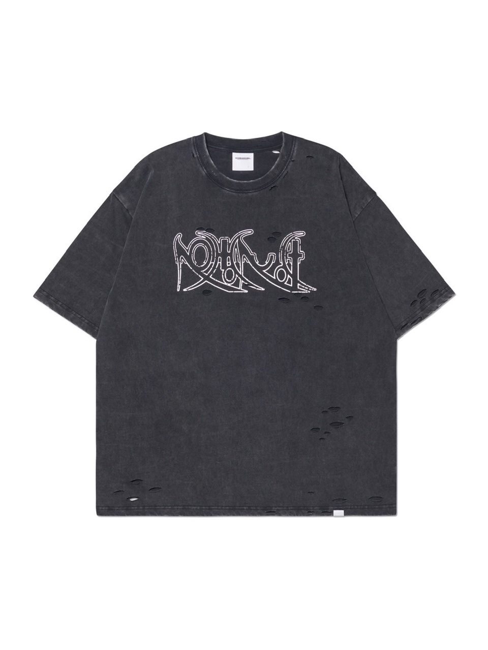 【NOMANUAL】ECDYSIS DAMAGED T-SHIRT