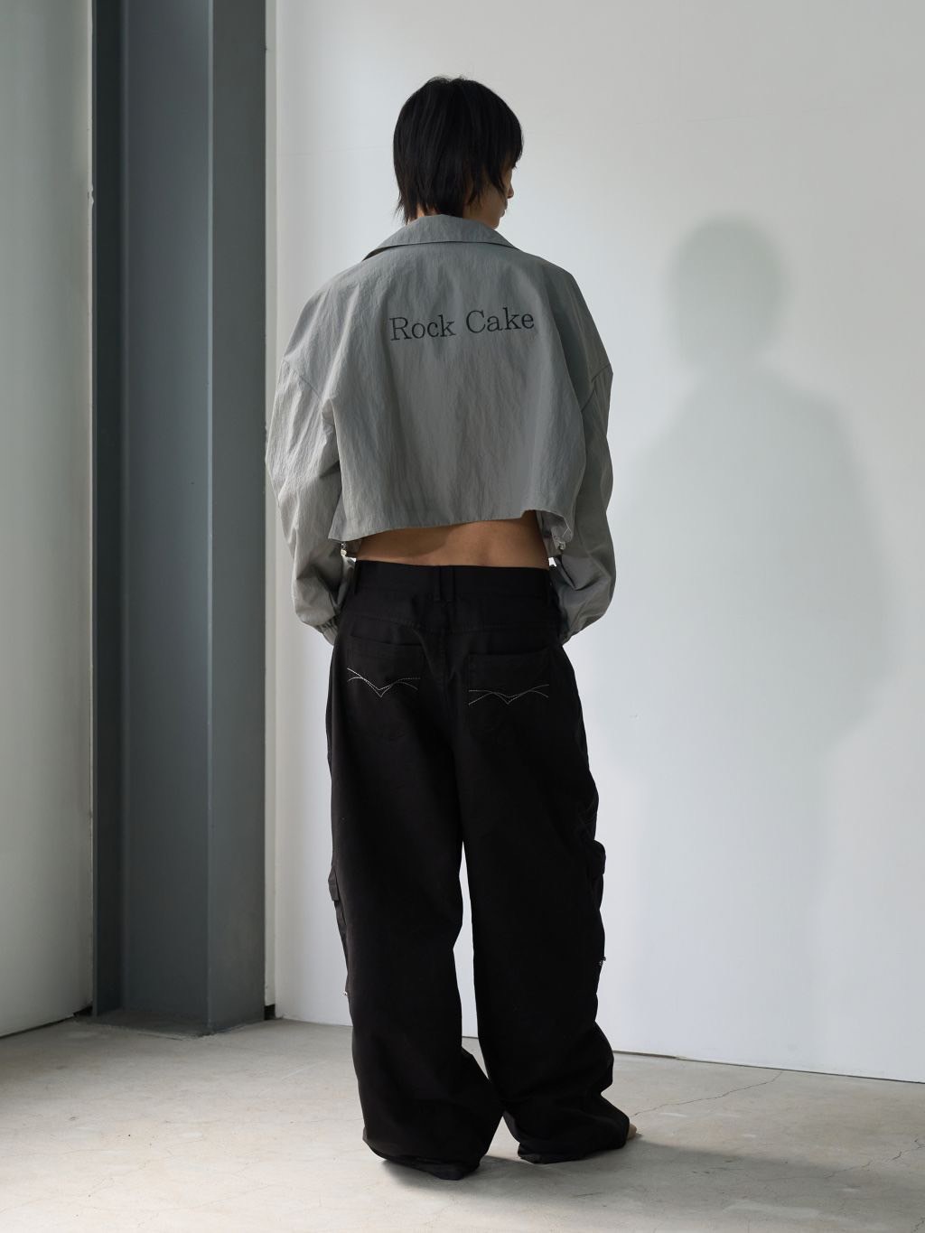 ジャケット ROCKCAKE Rivet Embellished Nylon Jacket 5BJH604 ROCK CAKE】Rivet Embellished Nylon Jacket | OUR BRAND,ROCK