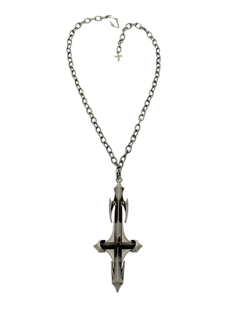 IIIMIII】Solo Cross Necklace / 【イアミ】ソロクロスシルバー
