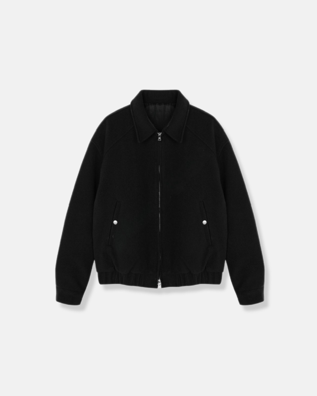 東京店WEB限定受注制【Chikashitsu +】cropped wool zip jacket