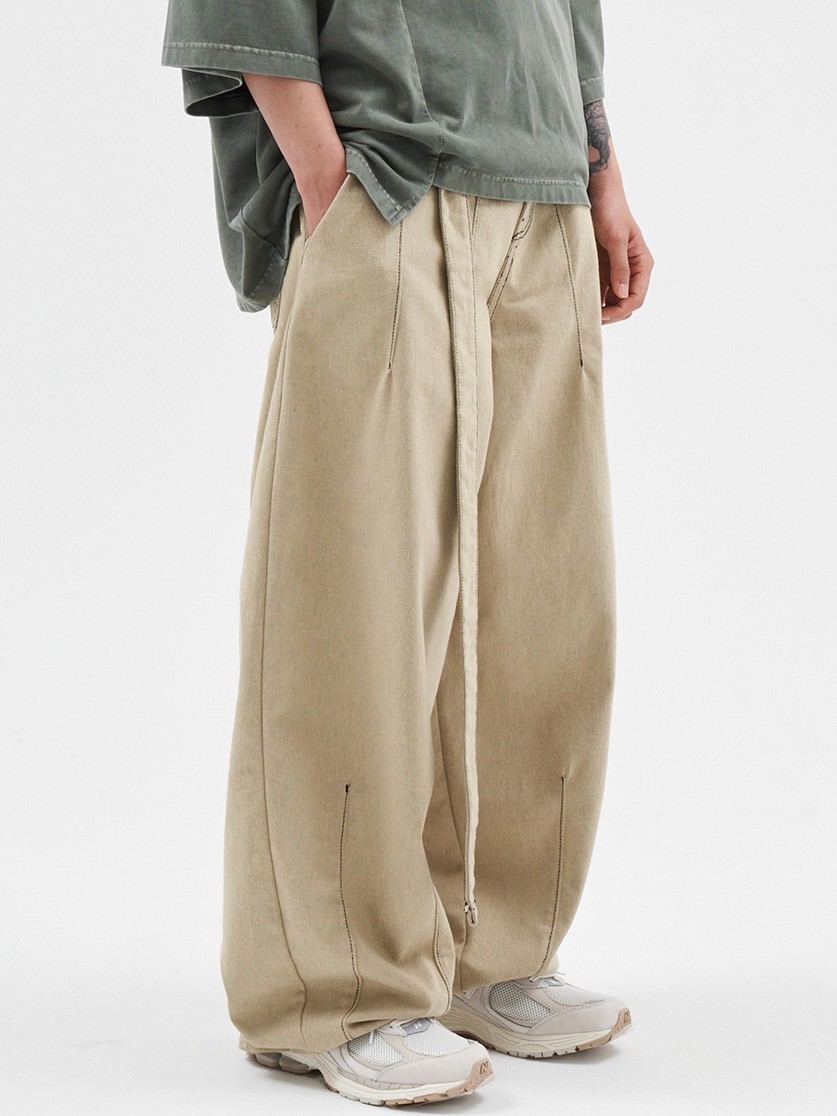 【AJO AJOBYAJO】24SS★ Two-Tone Twill Oversized Pants AJOBYAJO】Two-Tone Twill Oversized Pants | OUR BRAND