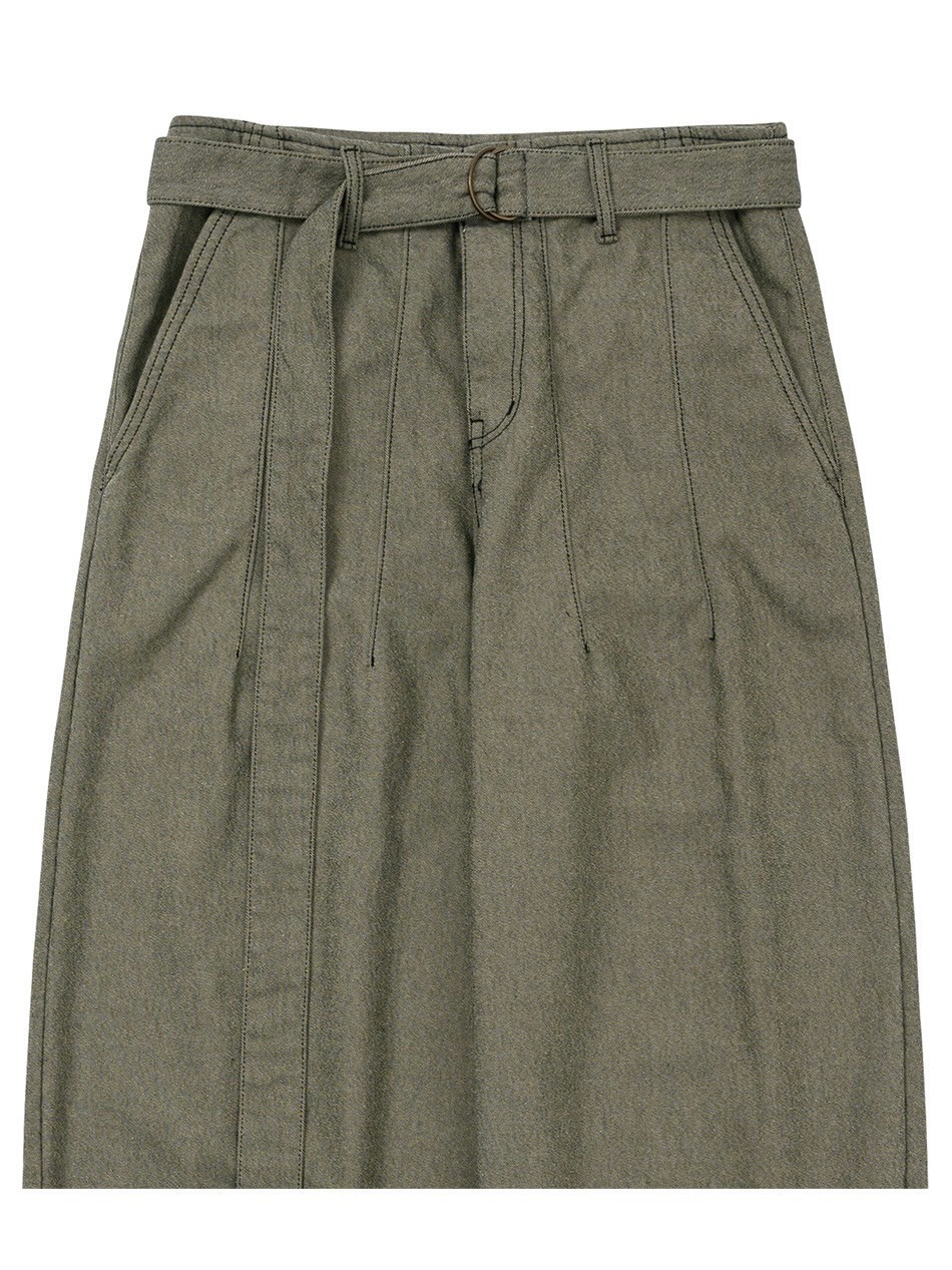 AJOBYAJO】Two-Tone Twill Oversized Pants | OUR BRAND