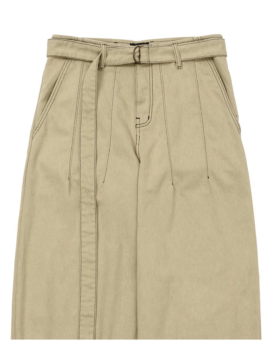 AJOBYAJO】Two-Tone Twill Oversized Pants | OUR BRAND