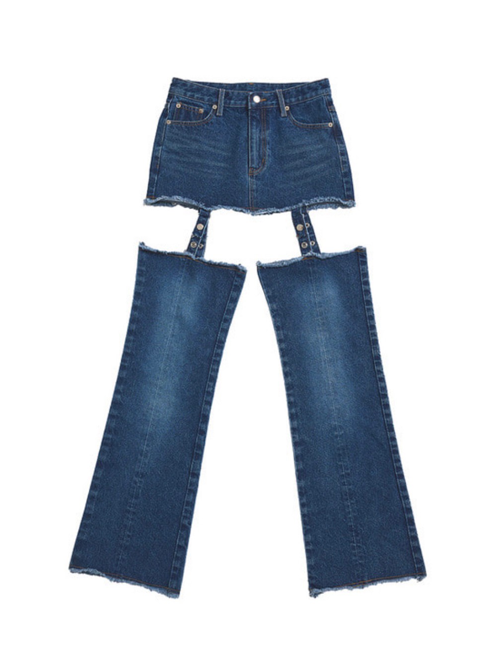 CRANK】LAYERED DENIM SKIRT | OUR BRAND,CRANK | PRESSING WEB SHOP