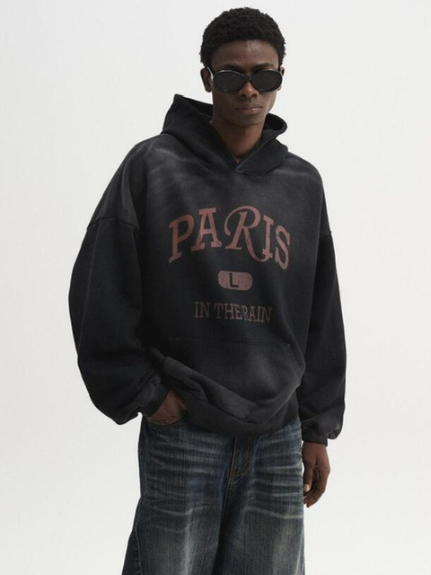 ★DNSR★ Sulpa Dying Paris Hoodie Black DNSR】Sulfur Dying Paris Hoodie | OUR BRAND,DNSR | PRESSING