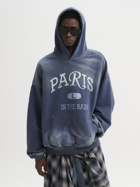 ◇DNSR◇ Sulpa Dying Paris Hoodie Black DNSR】Sulfur Dying Paris Hoodie | OUR BRAND,DNSR | PRESSING