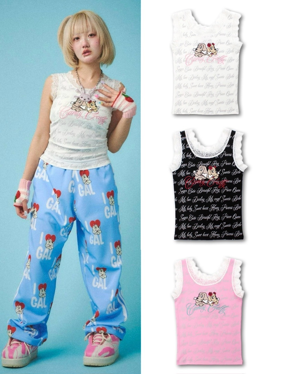 GALFY】ラブラブレースタンク | OUR BRAND,GALFY | PRESSING WEB