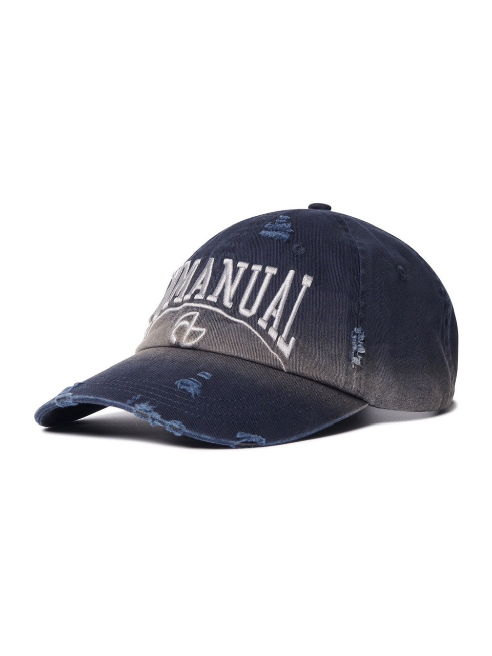 10/11再入荷【NOMANUAL】DESTROYED BALL CAP