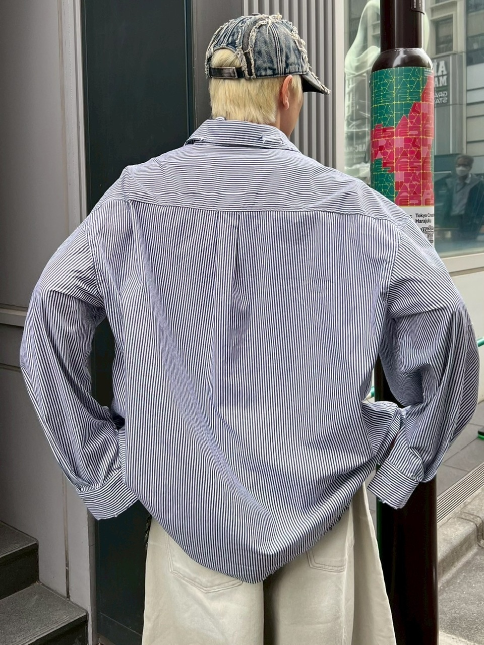 受注制【Chikashitsu +】vintage like stripe shirt | OUR BRAND