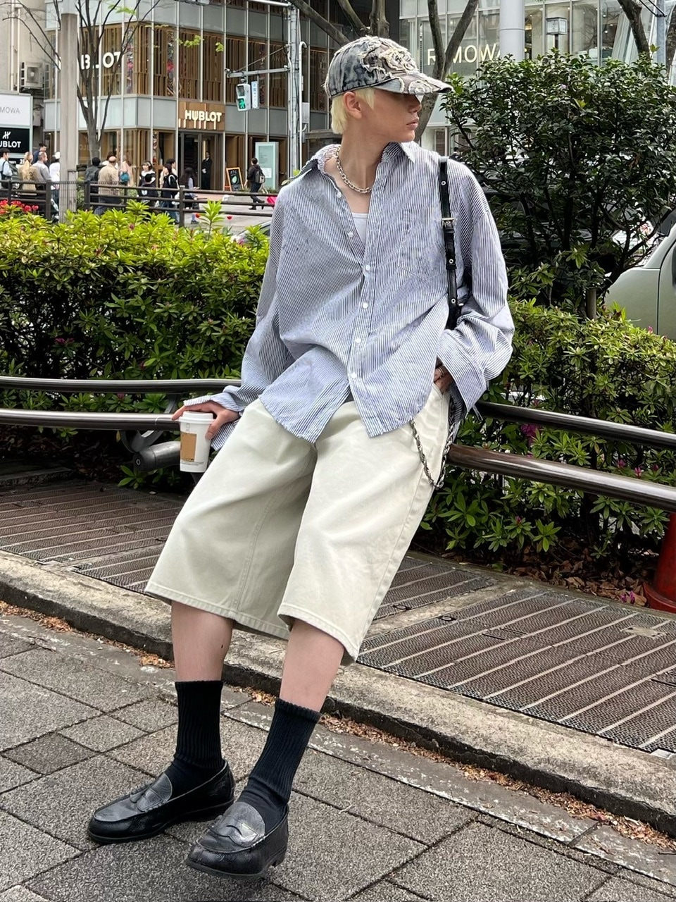 受注制【Chikashitsu +】vintage like stripe shirt | OUR BRAND