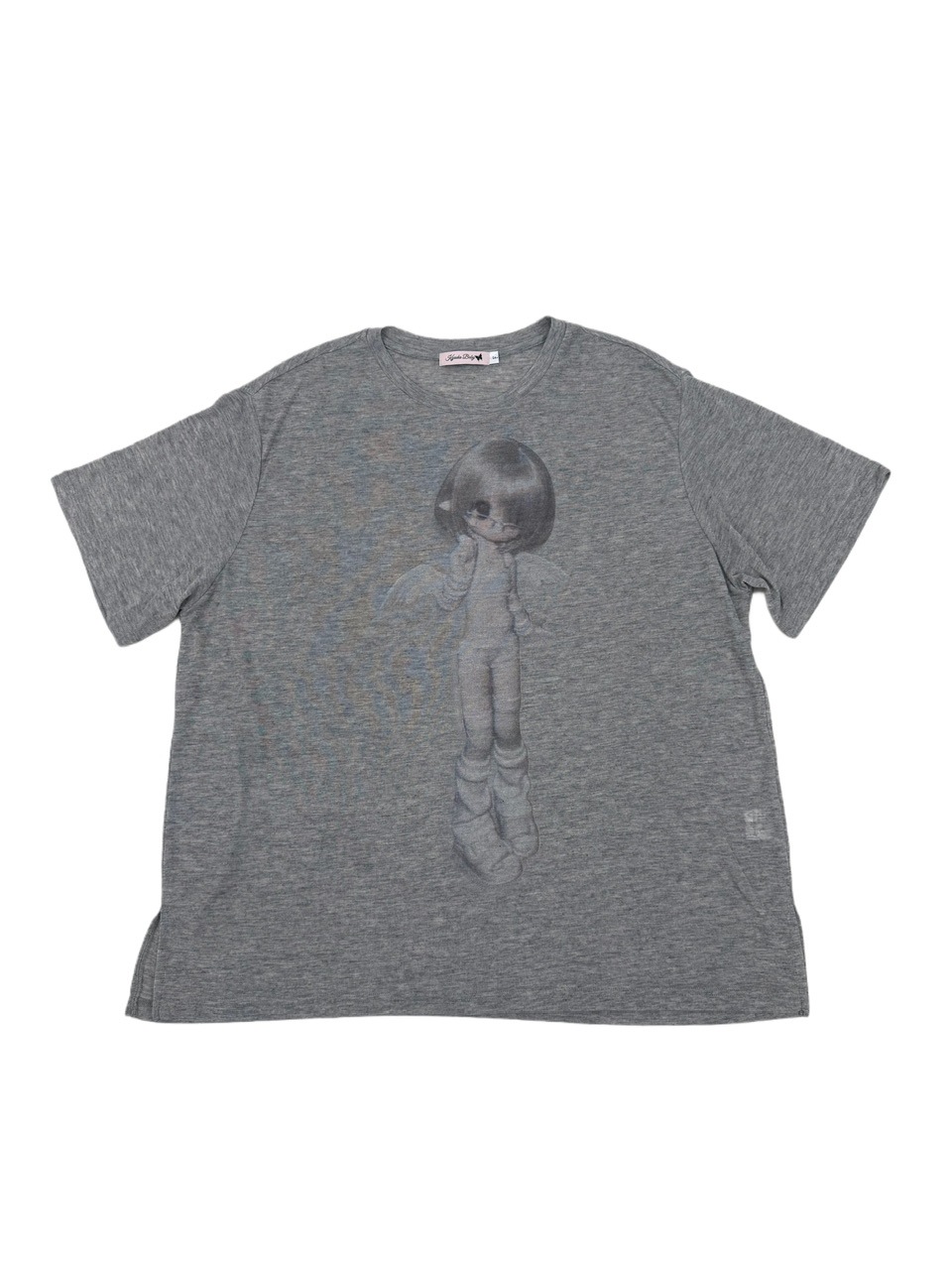 Nerd out XU】Girl is angel see-through tee (2color) | OUR
