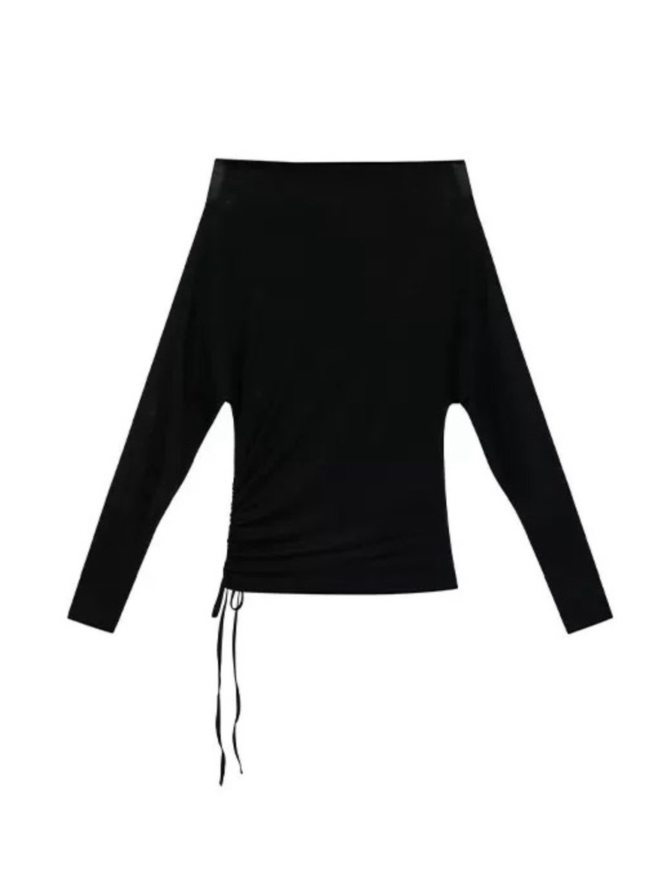 星ナップザック 白 黒 ハンドメイド Cest Nous】Doodle-printed batwing sleeve top / 【セヌー