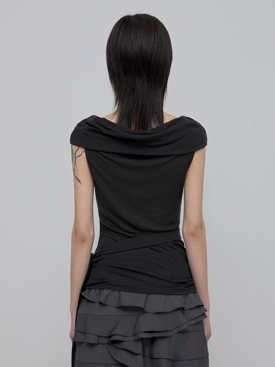 【FLARE UP】 Layered Frill T-Shirt /追跡付 FLAREUP】Faye Frill Sleeveless | OUR BRAND,FLAREUP