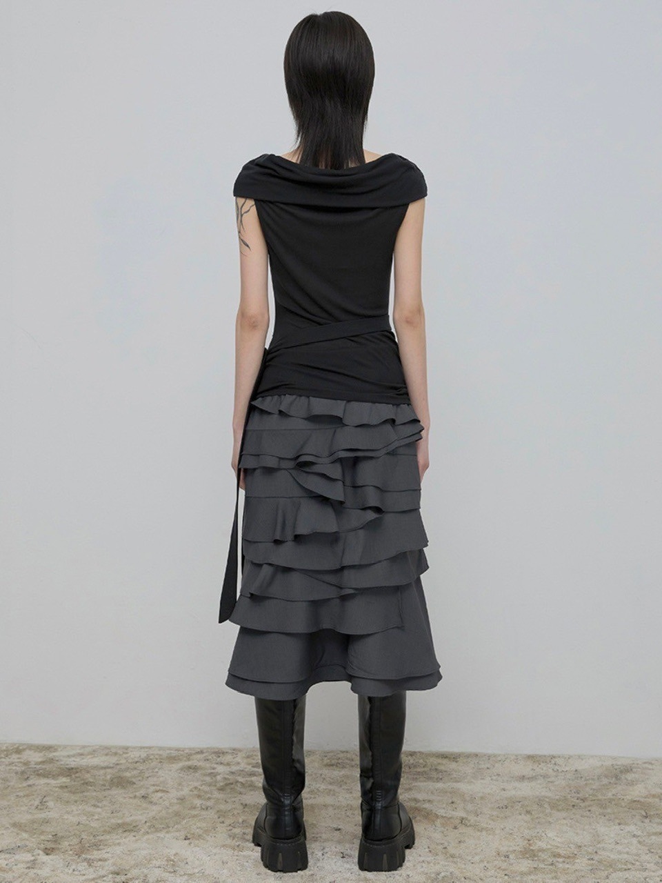 【FLAREUP】25SS★ Faye Frill Long Sleeve FLAREUP】Faye Frill Sleeveless | OUR BRAND,FLAREUP