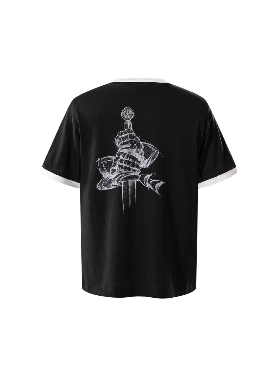 The Boy Has No Patience】LUMINOUS DAWN SKETCH KNIGHT TEE / 【ザ