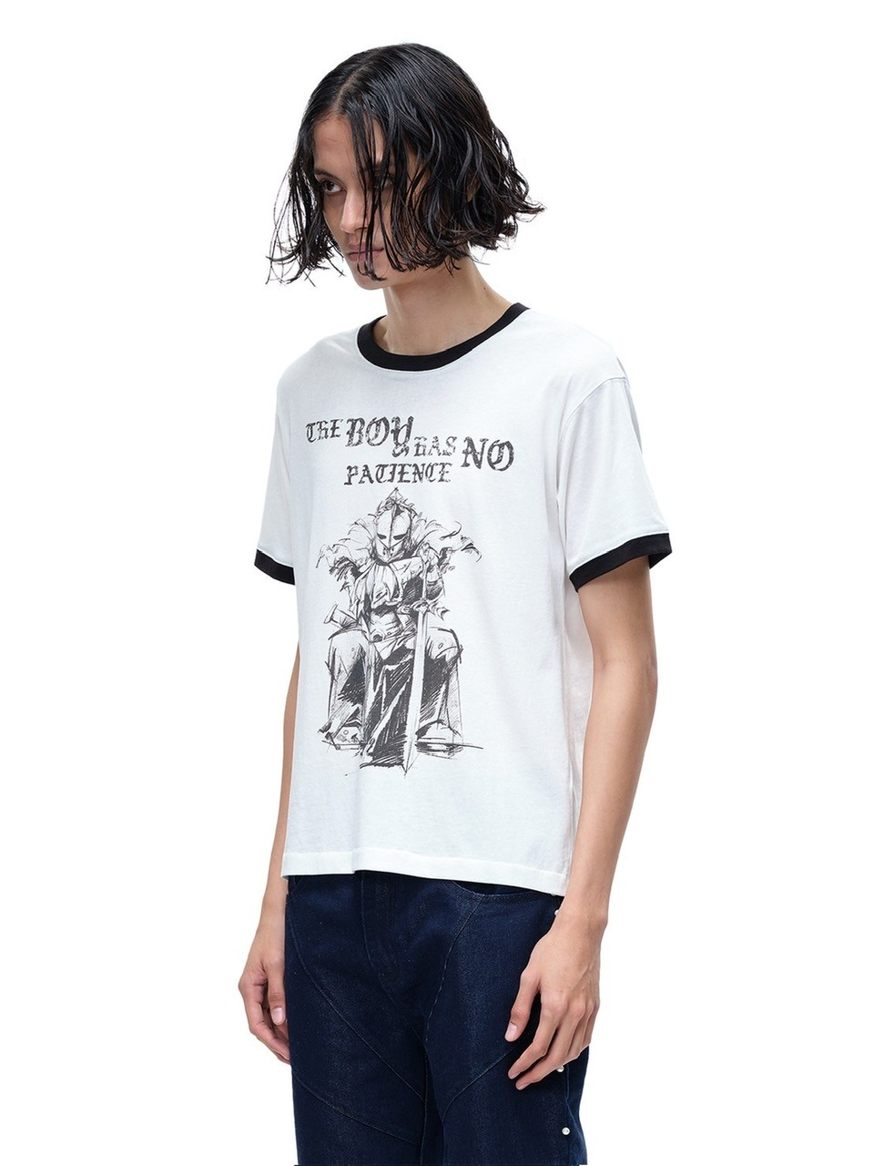 関税込◆洗練されたデザイン◆Dime フィッシュ ボーンズ Tシャツ The Boy Has No Patience】LUMINOUS DAWN SKETCH KNIGHT TEE