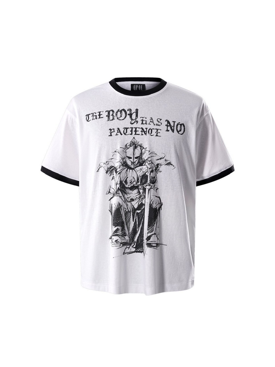 【The Boy Has No Patience】T-SHIRT The Boy Has No Patience】LUMINOUS DAWN RHINESTONE TEE / 【ザ
