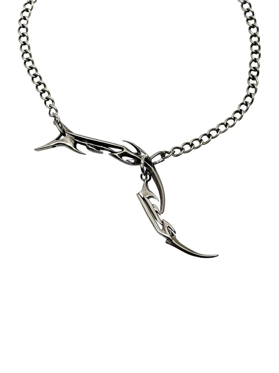 IIIMIII】Twist Claw Necklace / 【イアミ】ツイストクローシルバー