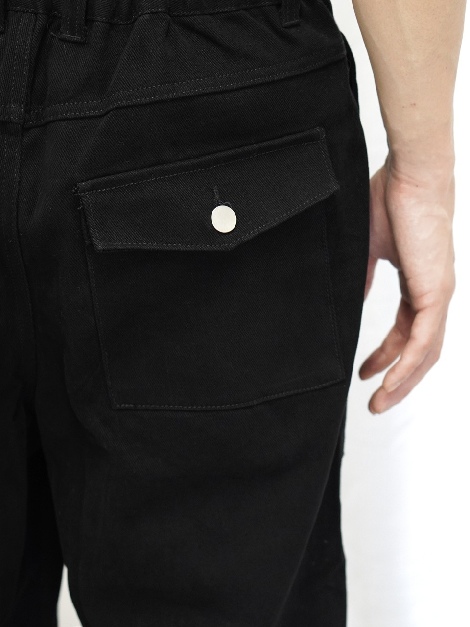 CS】cotton wide twill pants (black) | OUR BRAND,Chikashitsu +,CS