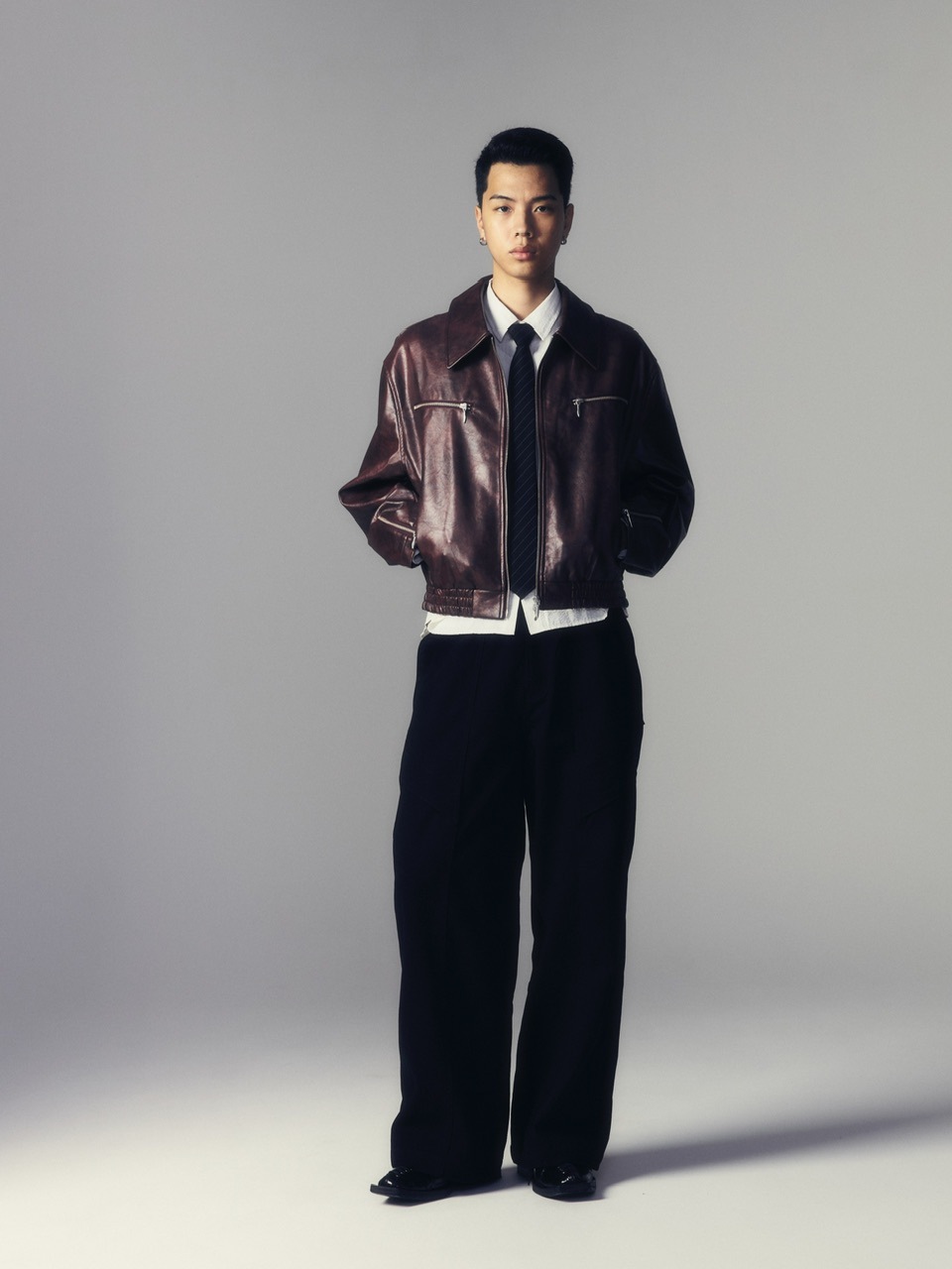 【CS】cotton wide twill pants (black) / 【シーエス】コットンワイドツイルパンツ