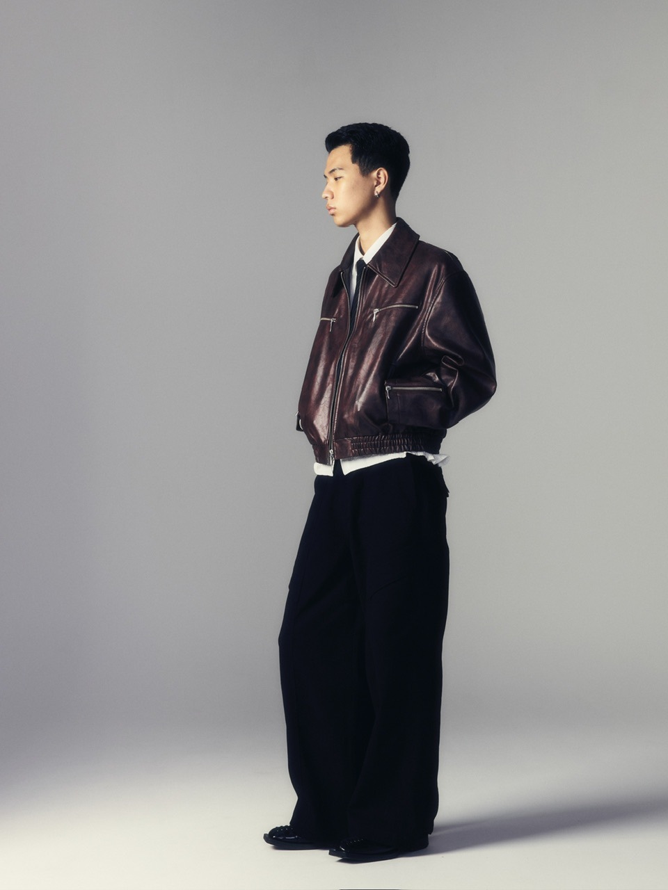 【CS】cotton wide twill pants (black) / 【シーエス】コットンワイドツイルパンツ