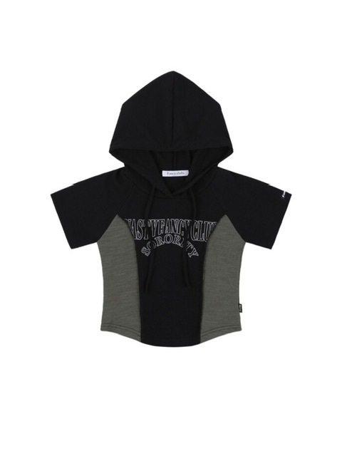FANCY CLUB】KIN HALF HOOD TEE | OUR BRAND,FANCY CLUB