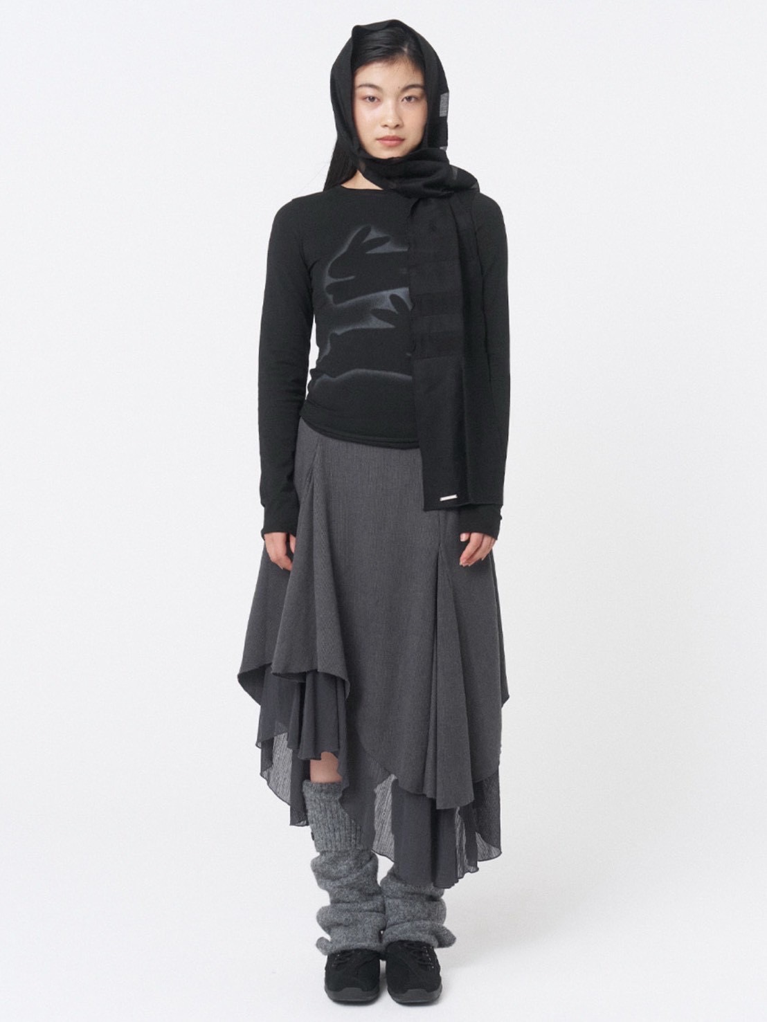 Miseki seoul】Twin rabbit long sleeves | OUR BRAND,Miseki seoul