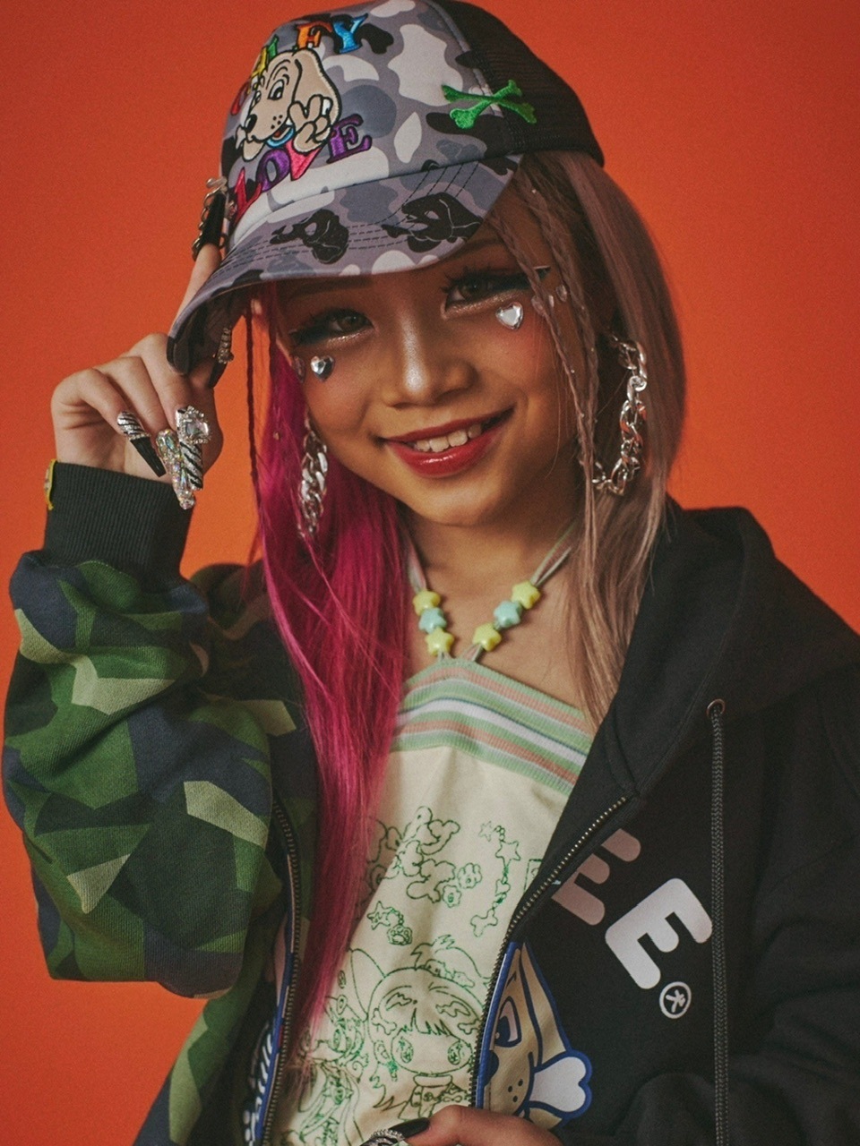 【GALFY】カモ柄CAP