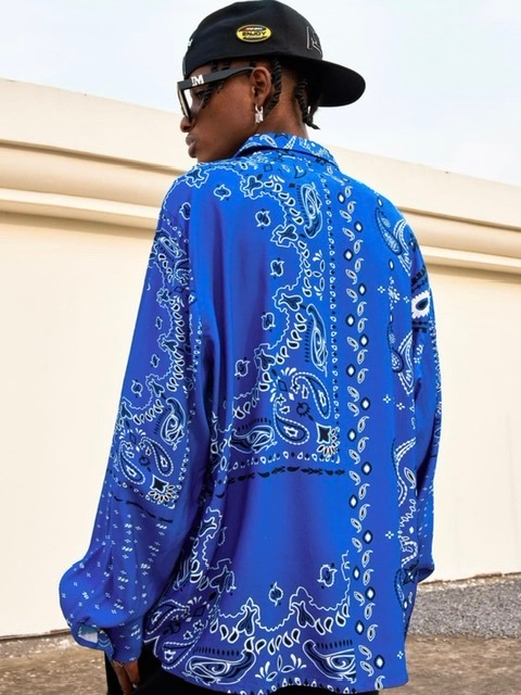 MR. ENJOY DA MONEY】Paisley Shirt | OUR BRAND,MR. ENJOY DA MONEY