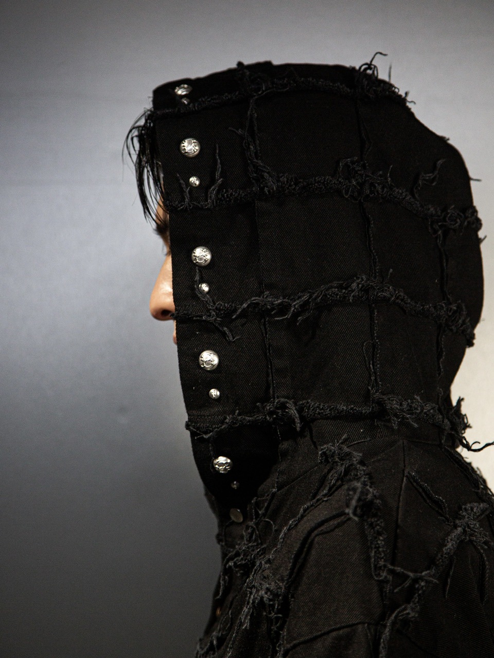トップス Dig your own grave L black DIG YOUR OWN GRAVE】PATCHWORK HOODY | OUR BRAND,DIG YOUR OWN
