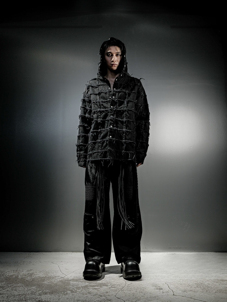 トップス Dig your own grave L black DIG YOUR OWN GRAVE】COATING ZIP HOODY（ブルゾン）｜DIG YOUR