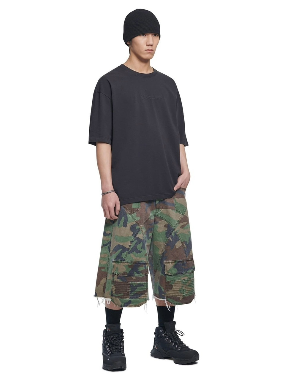 Tシャツ・カットソー NOMANUAL EMBROIDERED LOGO T-SHIRT 5FT1001 NOMANUAL】EMBROIDERED LOGO T-SHIRT | OUR BRAND,NOMANUAL
