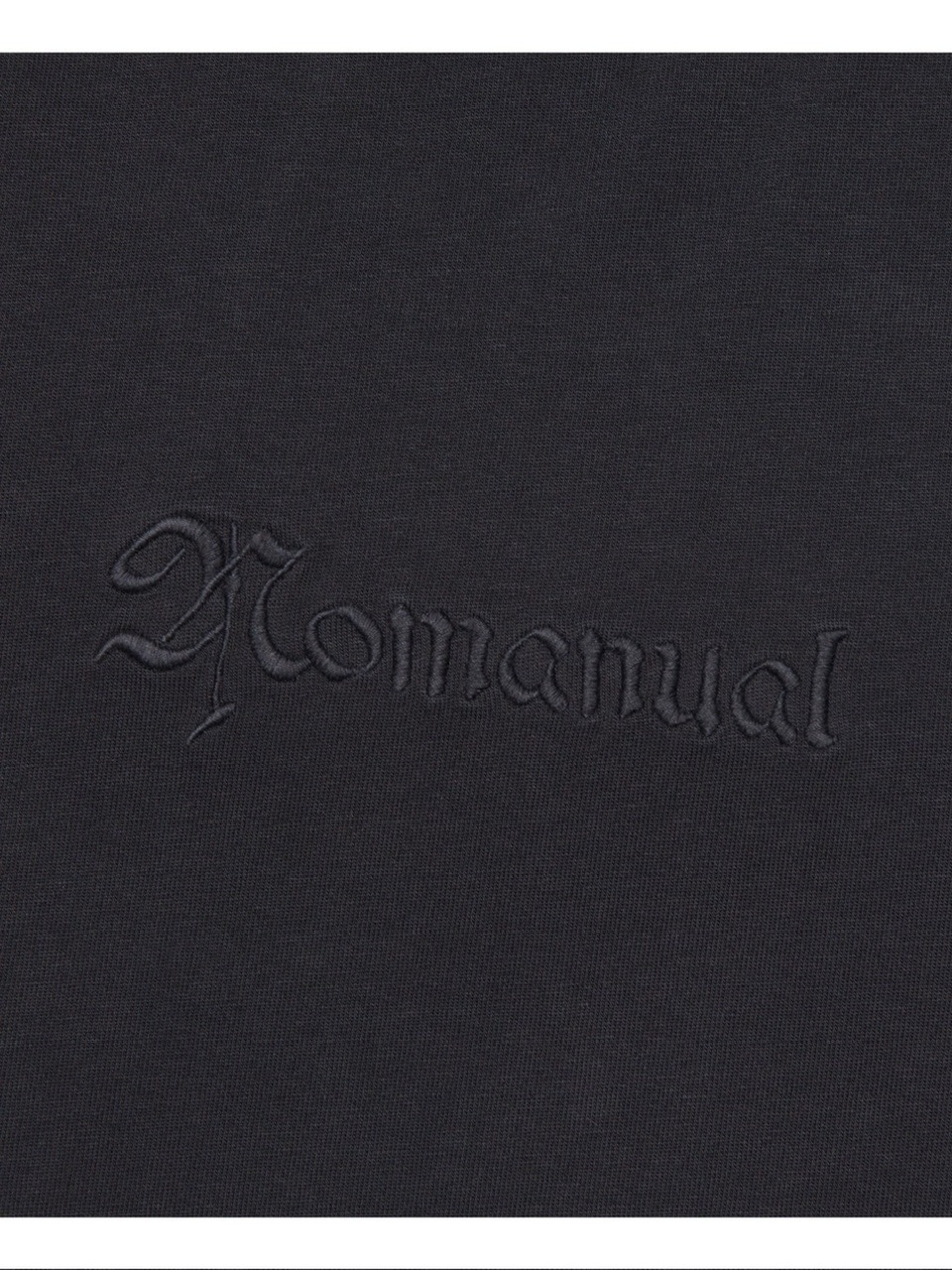 日本未入荷NOMANUALのEMBROIDERED LOGO T-SHIRT 全3色 NOMANUAL】EMBROIDERED LOGO T-SHIRT | OUR BRAND,NOMANUAL