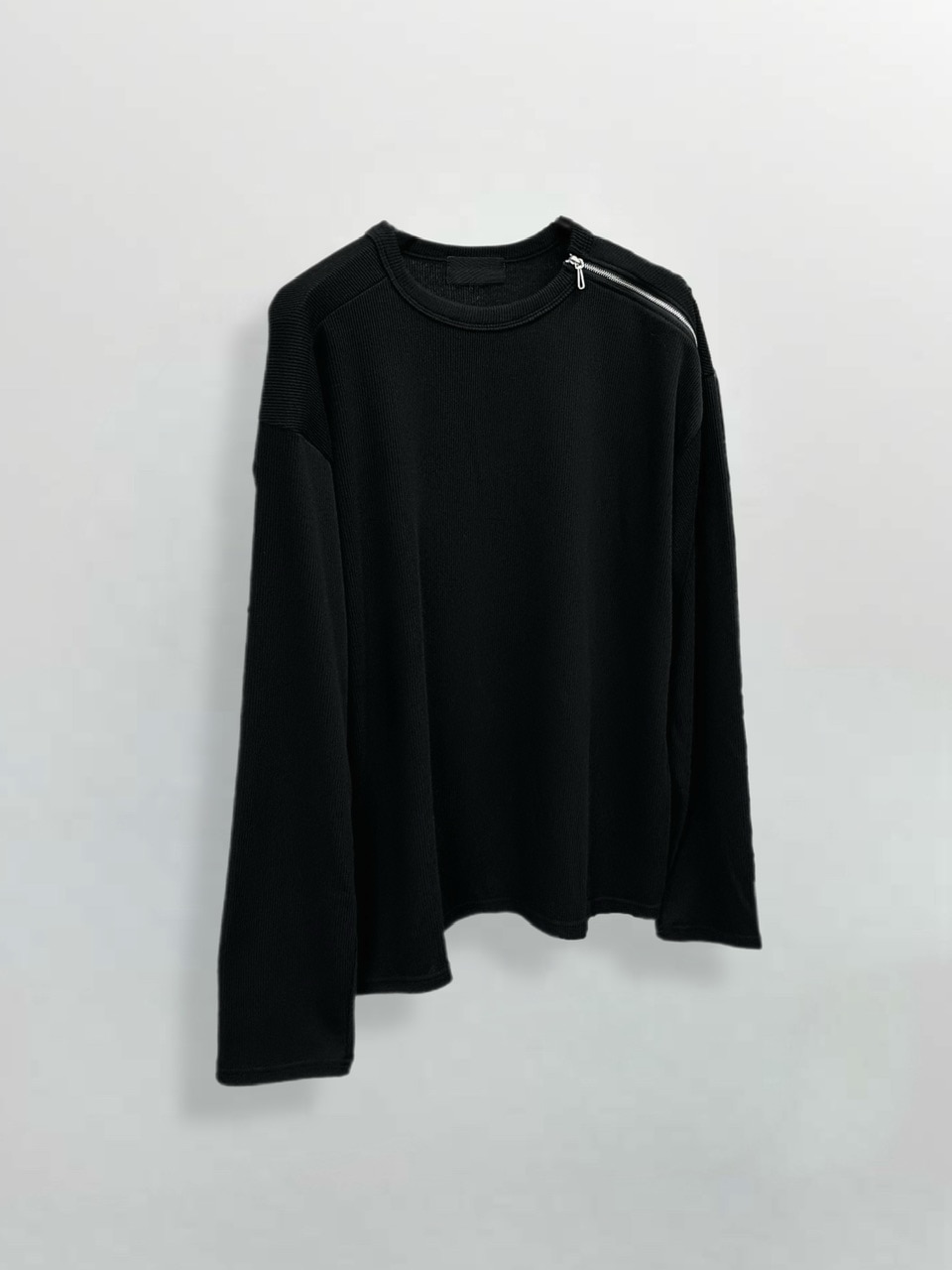 限定Chikashitsu +shoulder zip long sleeve 大阪店WEB限定【Chikashitsu +】shoulder zip long sleeve