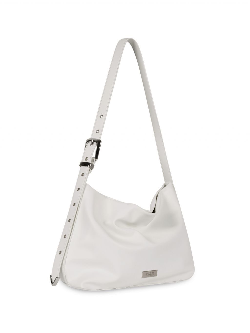 ショルダーバッグ・ポシェット ROCKCAKE Punching Belt Strap Shoulder Bag Ivory ROCK CAKE】Punching Belt Strap Shoulder Bag | OUR BRAND,ROCK