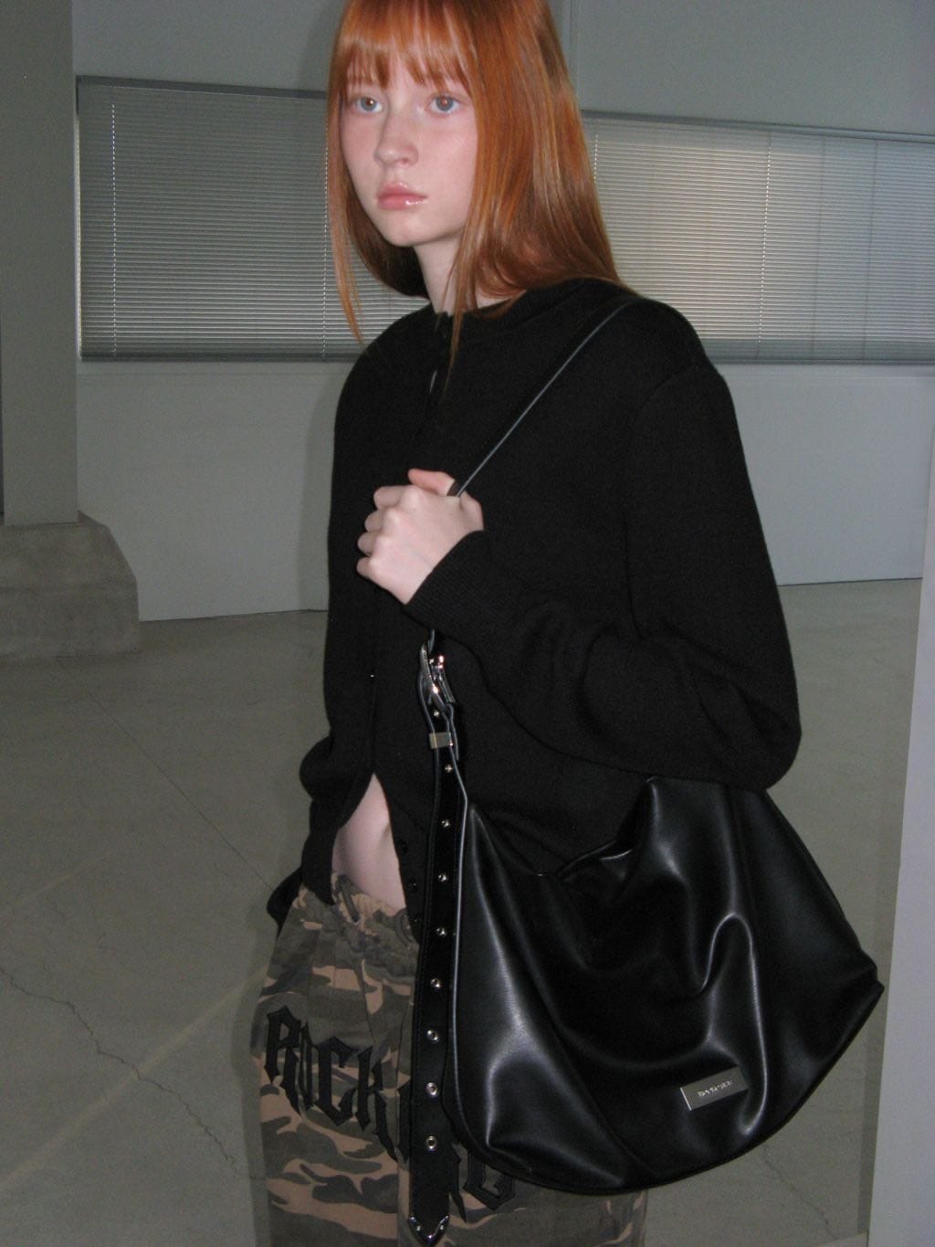 ROCK CAKE】Punching Belt Strap Shoulder Bag | OUR BRAND,ROCK