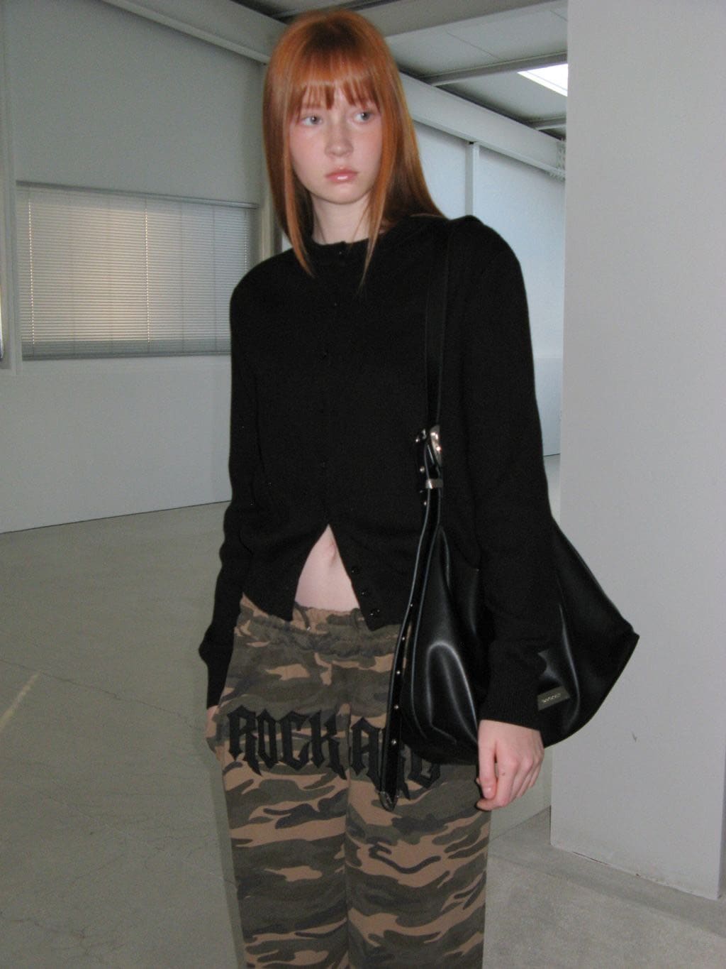 トートバッグ ROCKCAKE Punching Belt Strap Shoulder Bag Brown RC24BG00800 ROCK CAKE】Punching Belt Strap Shoulder Bag | OUR BRAND,ROCK