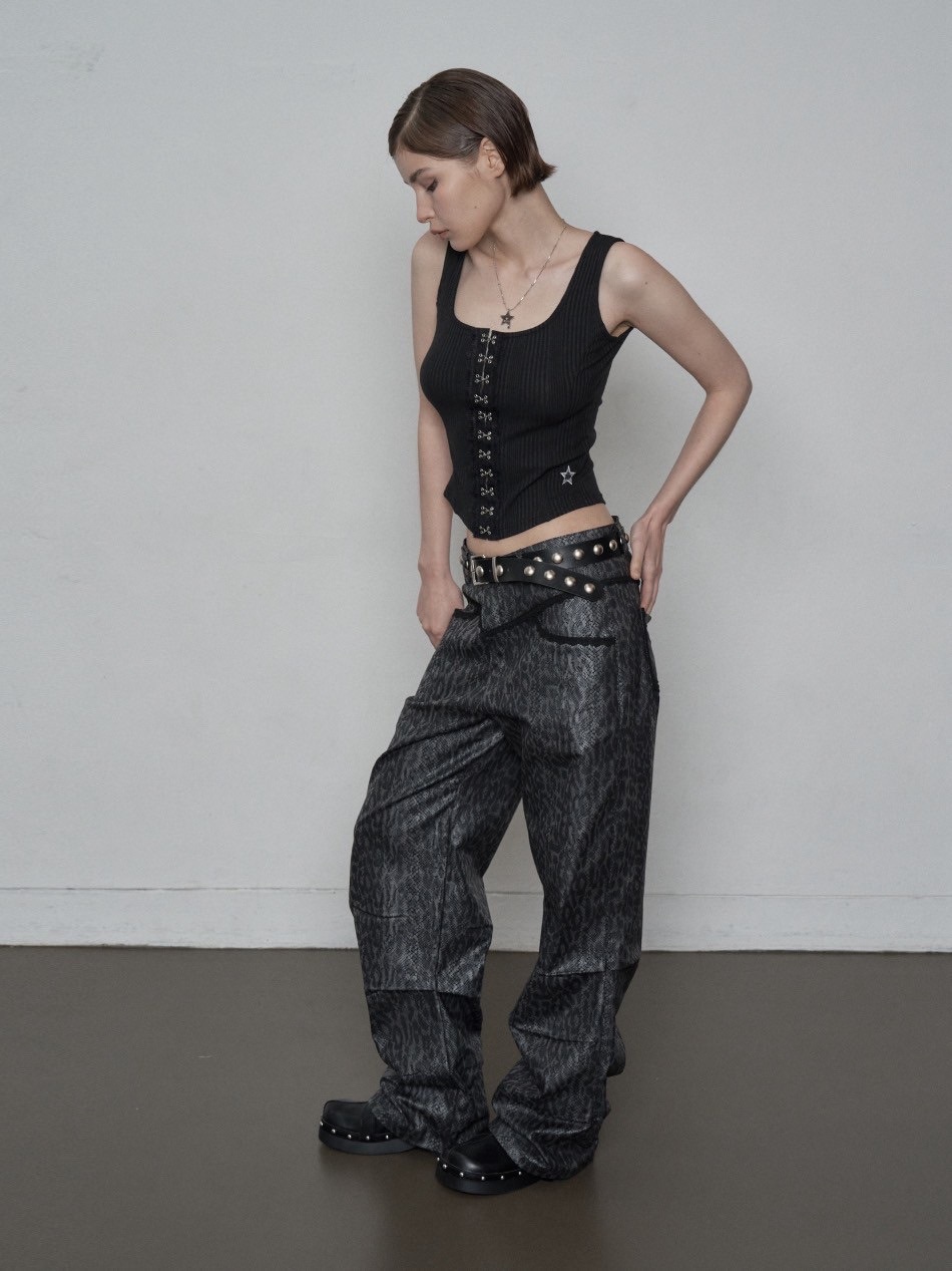 ★SETUP-EXE★CIRCLE RIVET BELT / BLACK★正規品/韓国送料込 SETUP‐EXE】CIRCLE RIVET BELT / 【セットアップエグゼ