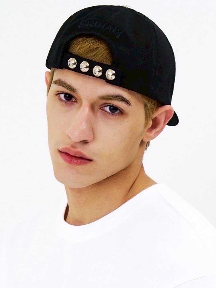 【E RIN AI E】NOUVEAU E DENIM DAD CAP