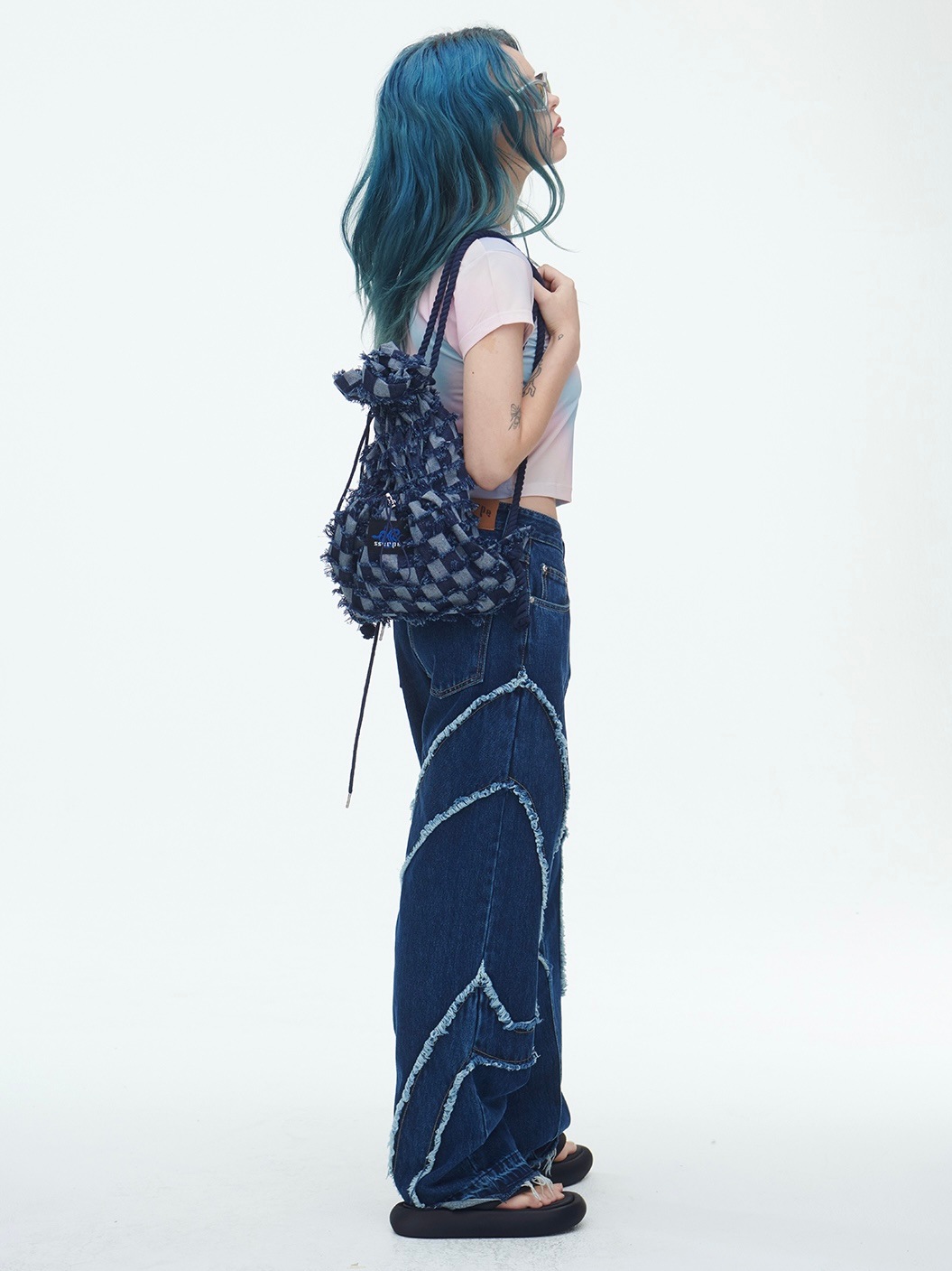 SSERPE】CHECKERBOARD VAGABOND BAG | OUR BRAND,SSERPE