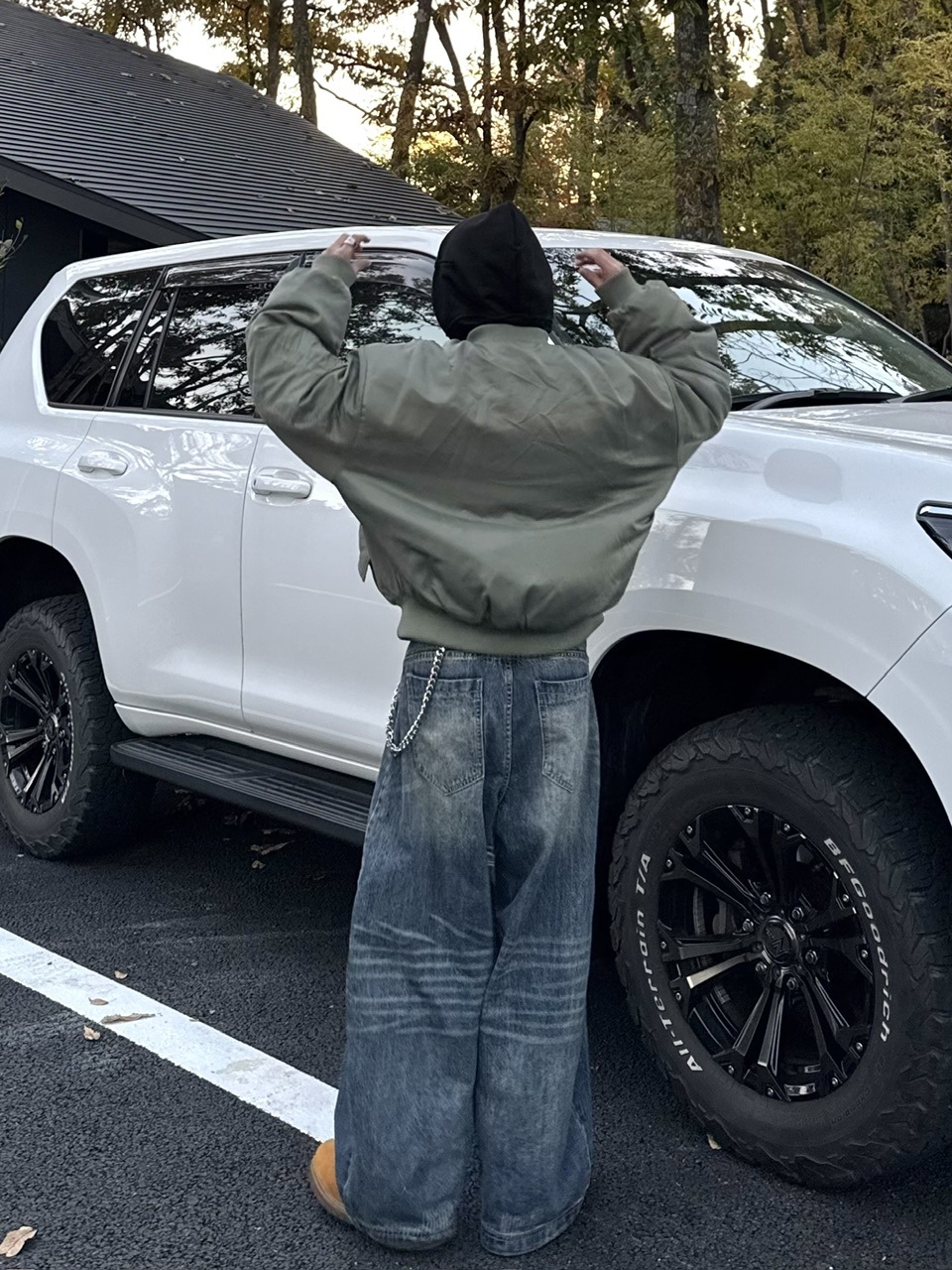 受注制【RENOL】baggy denim pants