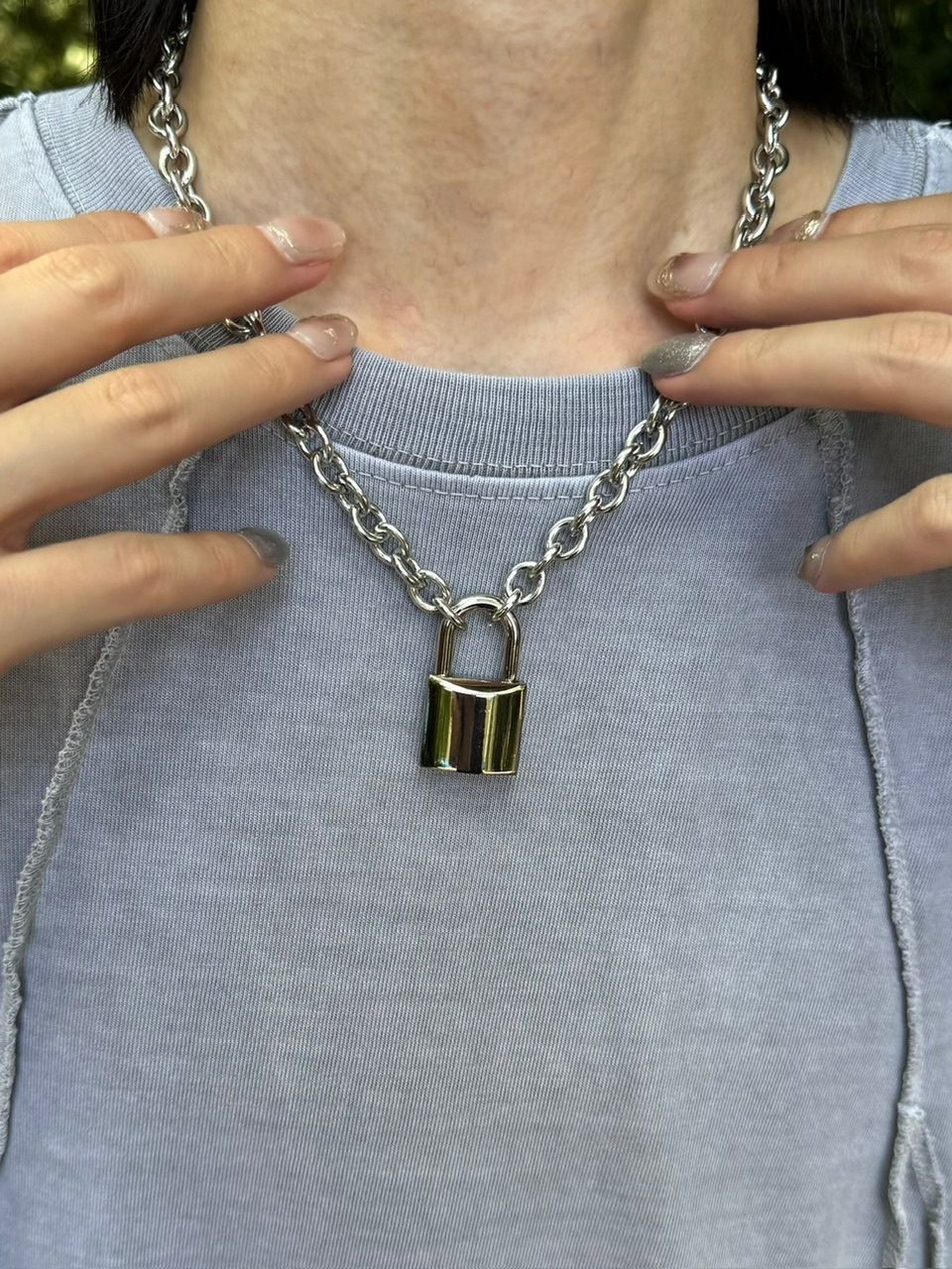 受注制【Chikashitsu +】padlock chain necklace | OUR BRAND