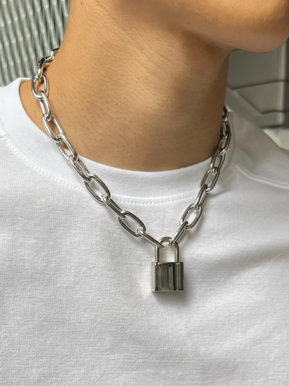 受注制【Chikashitsu +】padlock chain necklace | OUR BRAND