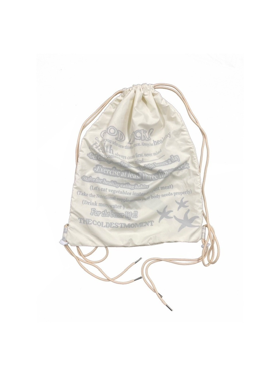【THECOLDESTMOMENT】TCM starfish reversible gym sack
