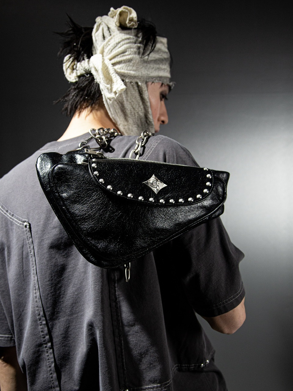 【DIG YOUR OWN GRAVE】CHAIN SHOULDER BAG DIG YOUR OWN GRAVE】CHAIN SHOULDER BAG | OUR BRAND,DIG YOUR