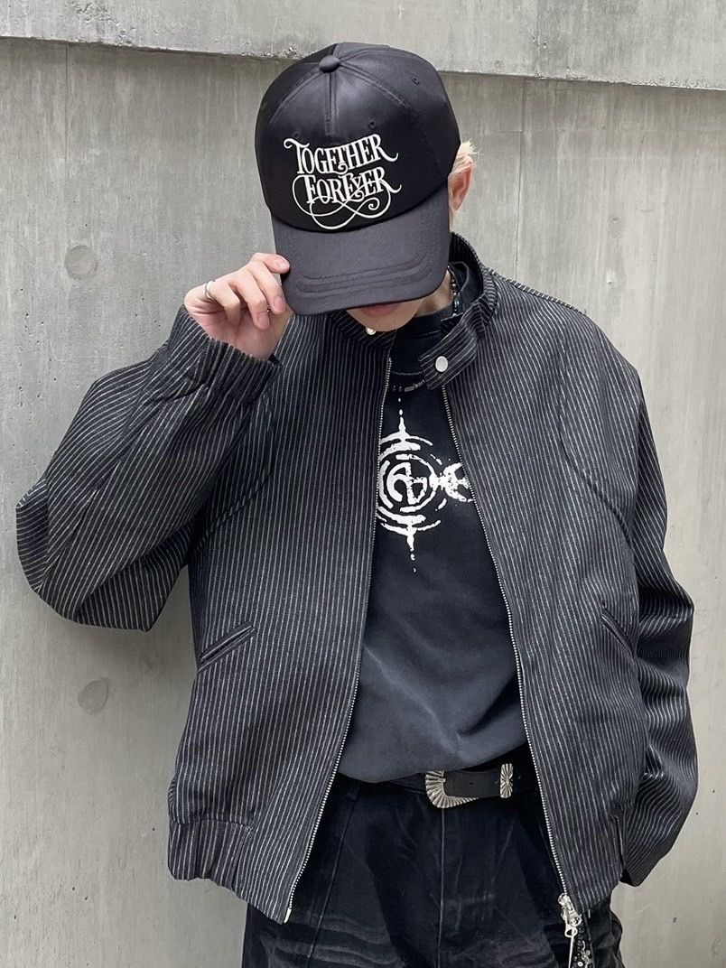 受注制【nmtc +】pin stripe denim jacket