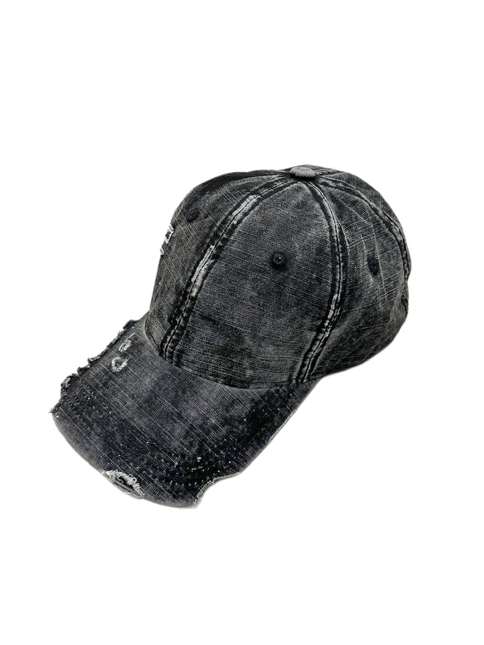 受注制【Never mind the XU】damage denim cap (2color) | OUR