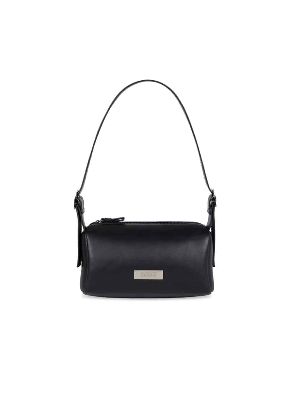 トートバッグ ROCKCAKE Square Leather Belt Shoulder Bag Black RC24BG00700 ROCK CAKE】Square Leather Belt Shoulder Bag | OUR BRAND,ROCK
